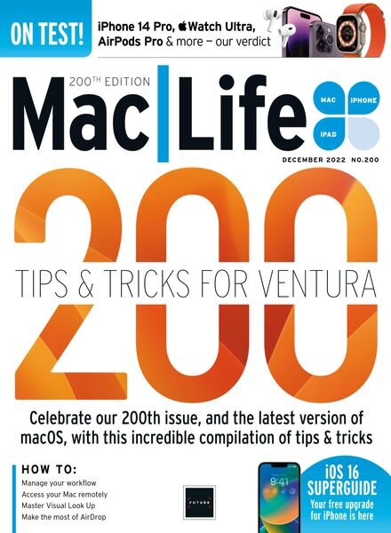 MacLife UK – December 2022 Cover