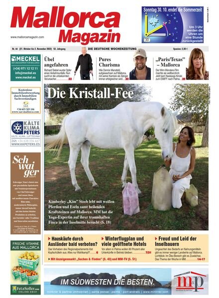 Mallorca Magazin – 27 Oktober 2022 Cover