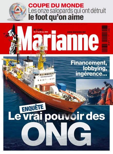 Marianne – 18 Novembre 2022 Cover