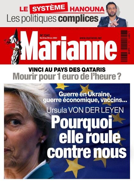 Marianne – 24 novembre 2022 Cover