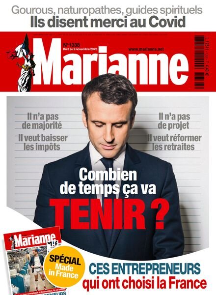 Marianne – 3 Novembre 2022 Cover