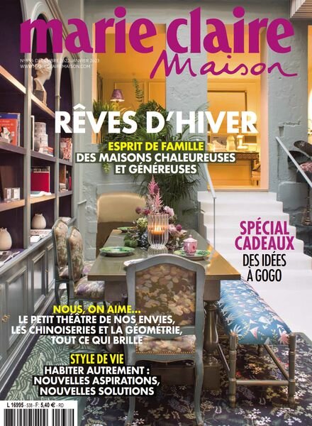 Marie Claire Maison France – decembre 2022 Cover