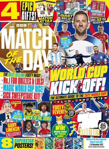 Match of the Day – 02 November 2022 Cover
