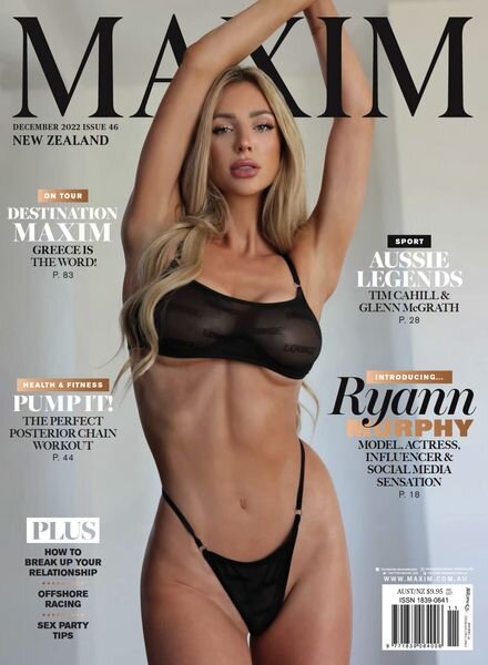 MAXIM New Zealand – December 2022 Cover