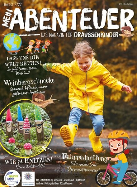Mein Abenteuer – das Magazin fur Draussenkinder – November 2022 Cover