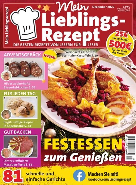 Mein Lieblingsrezept – 02 November 2022 Cover