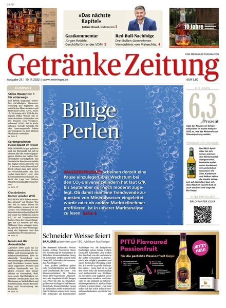 Meininger – 09 November 2022 Cover