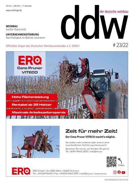 Meininger – 10 November 2022 Cover