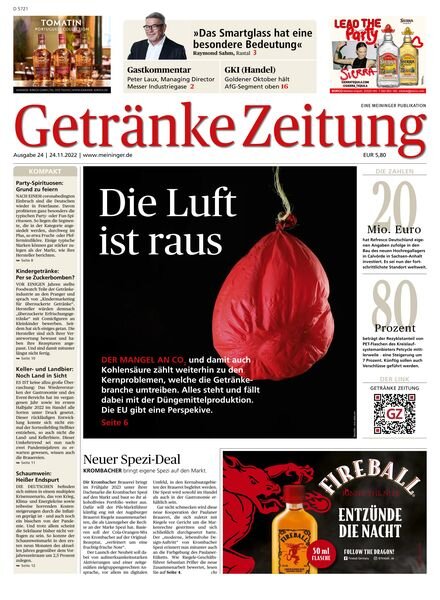 Meininger – 23 November 2022 Cover