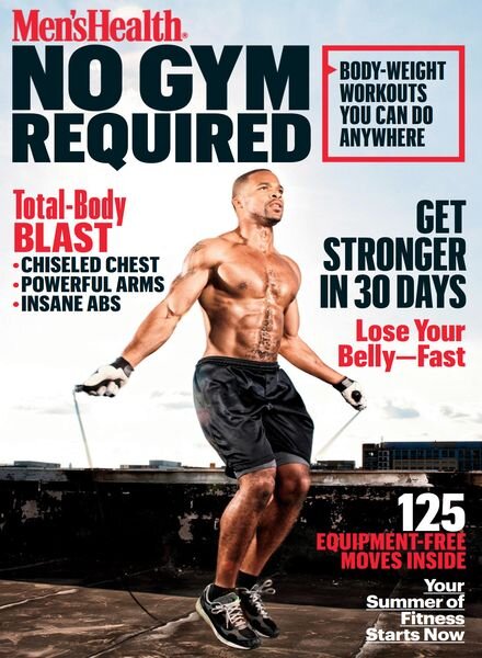 Men’s Health No Gym Required – October 2022 Cover