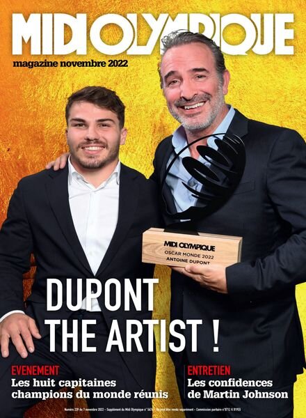 Midi Olympique Magazine – Novembre 2022 Cover