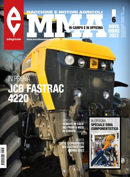 MMA Macchine e Motori Agricoli – Novembre 2022 Cover
