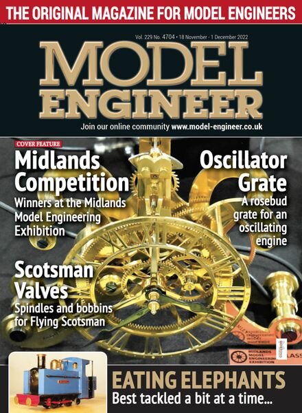 Model Engineer – 18 November 2022 Cover
