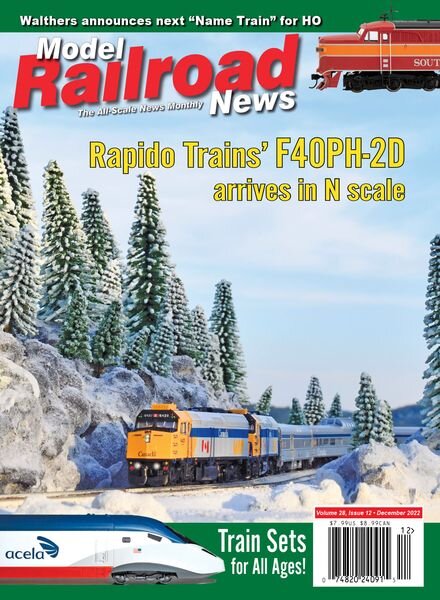 Model Railroad News – December 2022 Cover