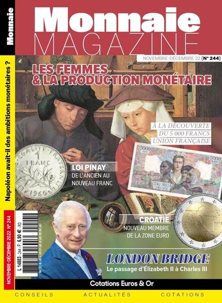 Monnaie Magazine – octobre 2022 Cover