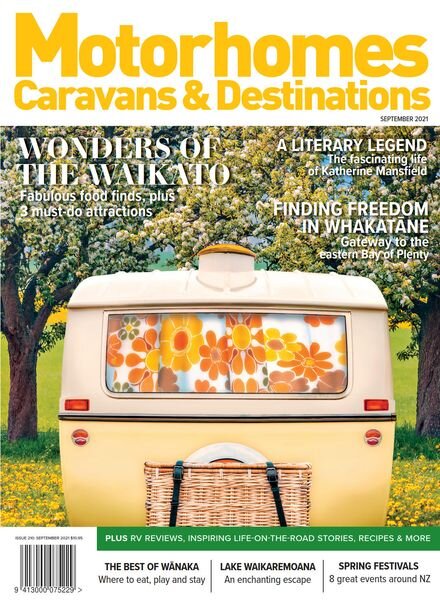 Motorhomes Caravans & Destinations – Issue 210 September 2021 Cover