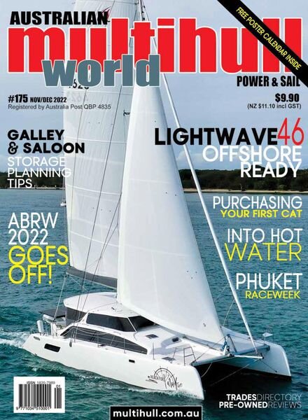 Multihull World – Issue 175 – November-December 2022 Cover