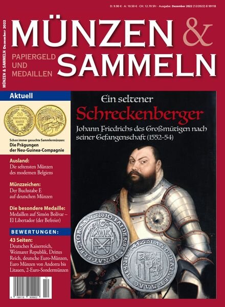 Munzen & Sammeln – November 2022 Cover