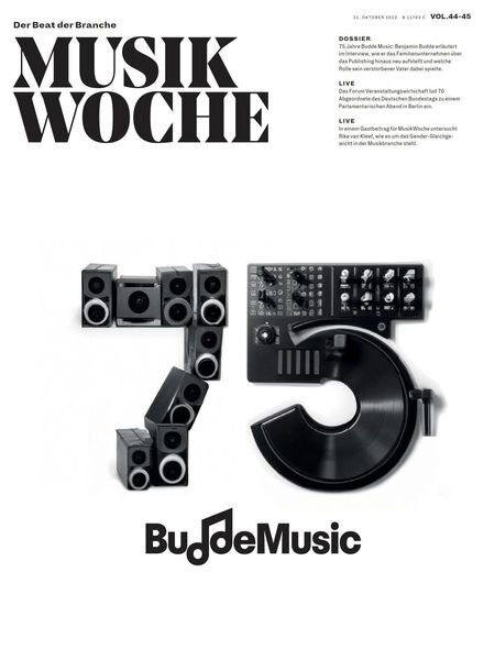 MusikWoche – 31 Oktober 2022 Cover