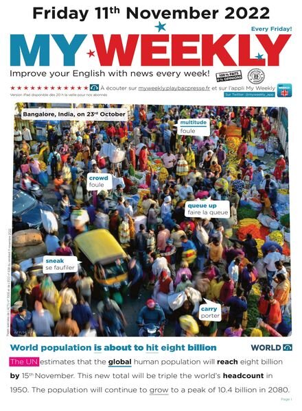 My Weekly Fr – 11 novembre 2022 Cover