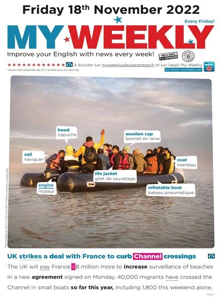 My Weekly Fr – 18 novembre 2022 Cover