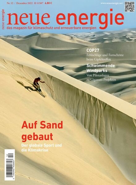 neue energie – 28 November 2022 Cover