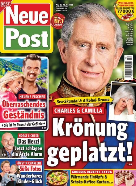 Neue Post – 16 November 2022 Cover