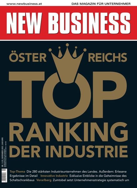 New Business – 31 Oktober 2022 Cover