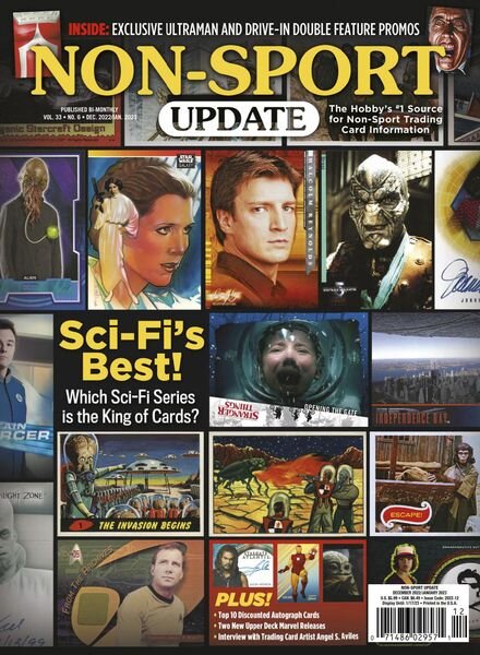 Non-Sport Update – December 2022 – January 2023 Cover