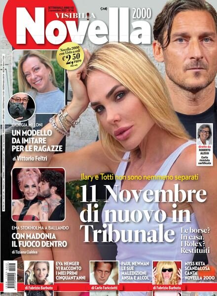 Novella 2000 – 3 Novembre 2022 Cover