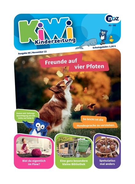 noz Kinderzeitung – 03 November 2022 Cover