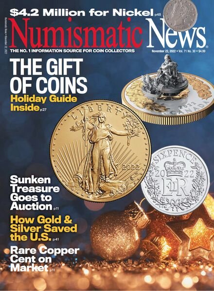 Numismatic News – November 22 2022 Cover