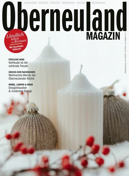 Oberneuland Magazin – November 2022 Cover