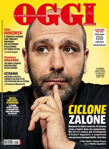 Oggi – 01 dicembre 2022 Cover