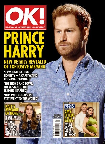 OK! Magazine UK – Issue 1364 – 7 November 2022 Cover