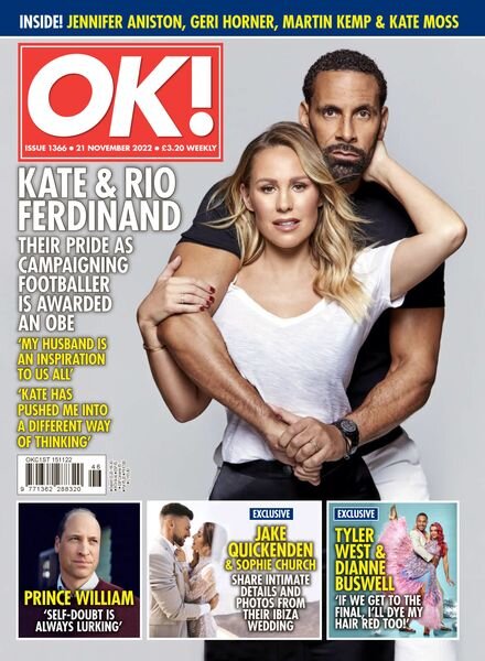 OK! Magazine UK – Issue 1366 – 21 November 2022 Cover