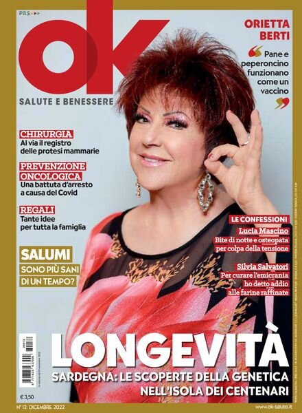 Ok Salute e Benessere – Dicembre 2022 Cover
