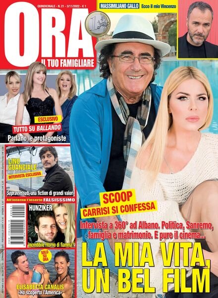 ORA – 21 ottobre 2022 Cover