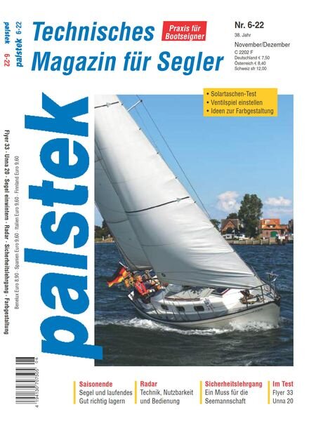 Palstek – November-Dezember 2022 Cover