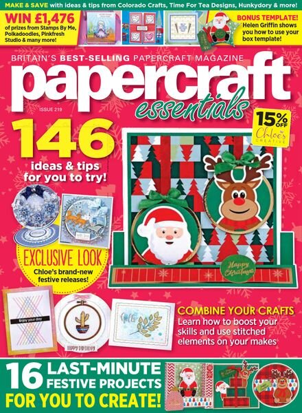 Papercraft Essentials – Issue 219 – November 2022 Cover