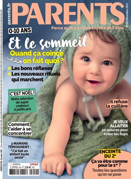 Parents France – Decembre 2022 Cover