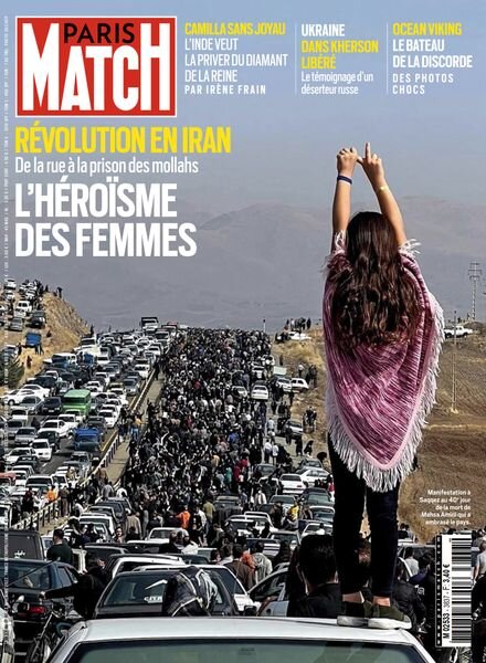 Paris Match – 23 novembre 2022 Cover