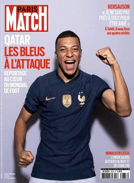 Paris Match – 24 novembre 2022 Cover