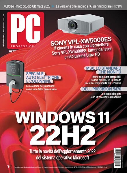 PC Professionale – Dicembre 2022 Cover