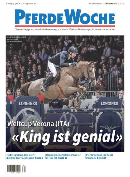 PferdeWoche – 09 November 2022 Cover