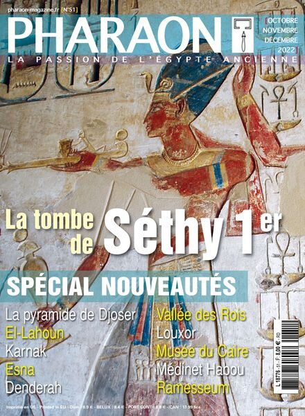 Pharaon Magazine – Octobre-Decembre 2022 Cover