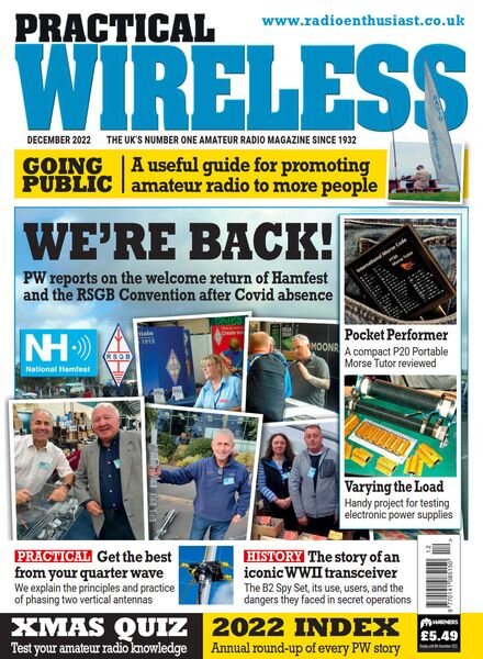 Practical Wireless – December 2022 Cover
