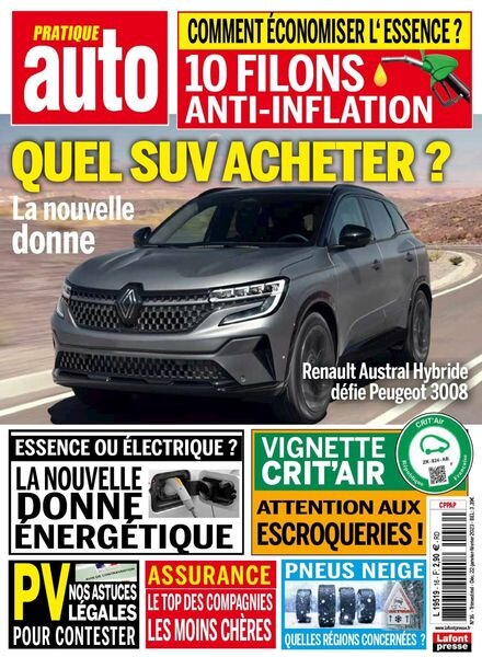 Pratique auto – 01 novembre 2022 Cover