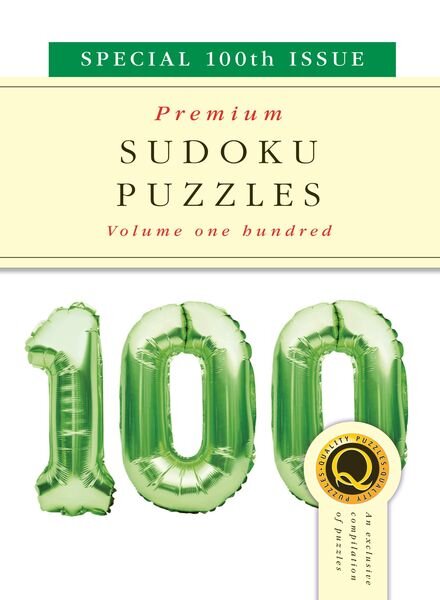 Premium Sudoku – November 2022 Cover