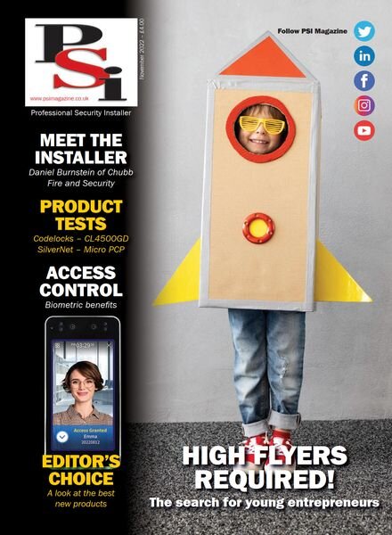 Proffessional Security Installer – November 2022 Cover